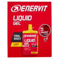Enervit Liquid Gel Lemon Flavour 4 x 60 ml