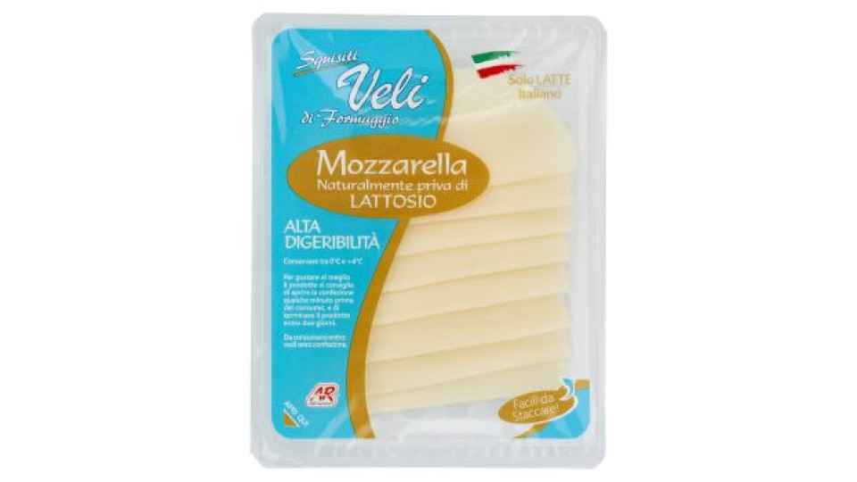 AR Alimentari Mozzarella Naturalmente priva di Lattosio 90 g