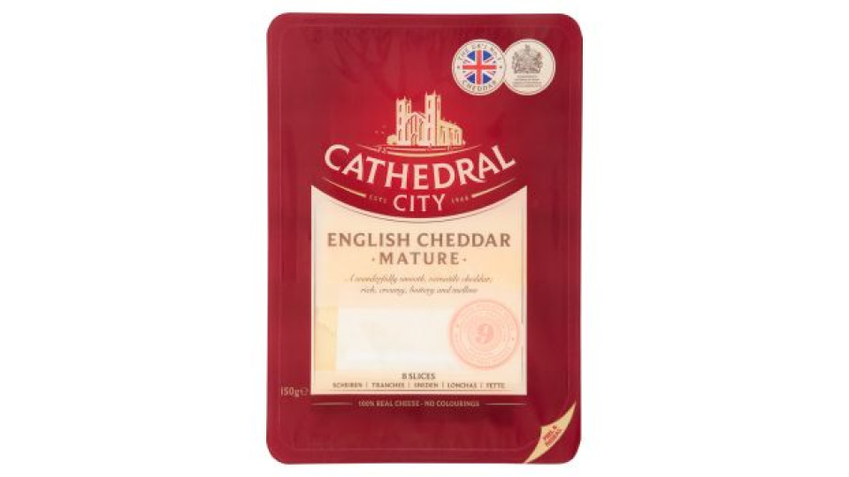 Cathedral City English Cheddar Mature 8 Fette 150 g