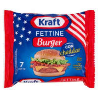 Kraft Fettine Burger con cheddar 7 Fette 175 g