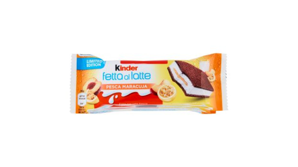 Kinder fetta al latte Pesca Maracuja 5 x 28 g