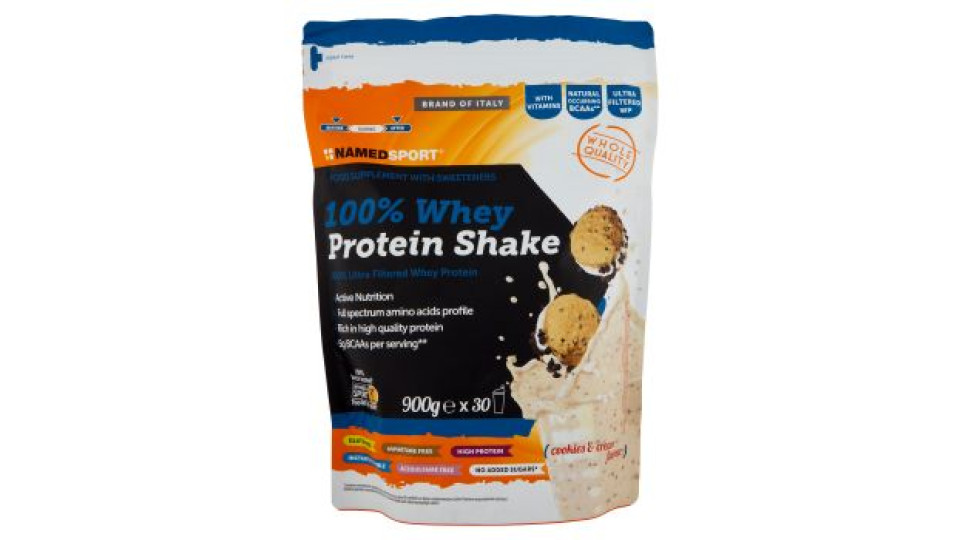 NamedSport 100% Whey Protein Shake cookies & cream flavour 900 g