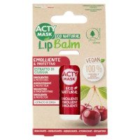 Acty Mask, Eco Natural Lip Balm Emolliente & Protettivo estratto di ciliegia 5,5 ml