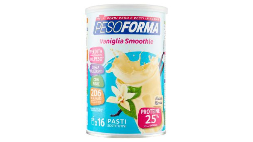 Pesoforma Vaniglia Smoothie, Pasto sostitutivo gusto Vaniglia, Shake per controllo del peso - 436g
