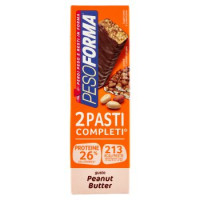 Pesoforma Barrette 2 Pasti, sostitutive del pasto, gusto Peanut Butter, 213 kcal a pasto, 2 x 58 g