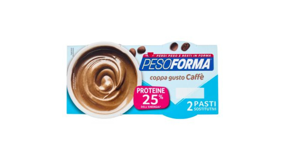 Pesoforma Coppa gusto Caffè, 2 Pasti sostitutivi - 2 x 210 g
