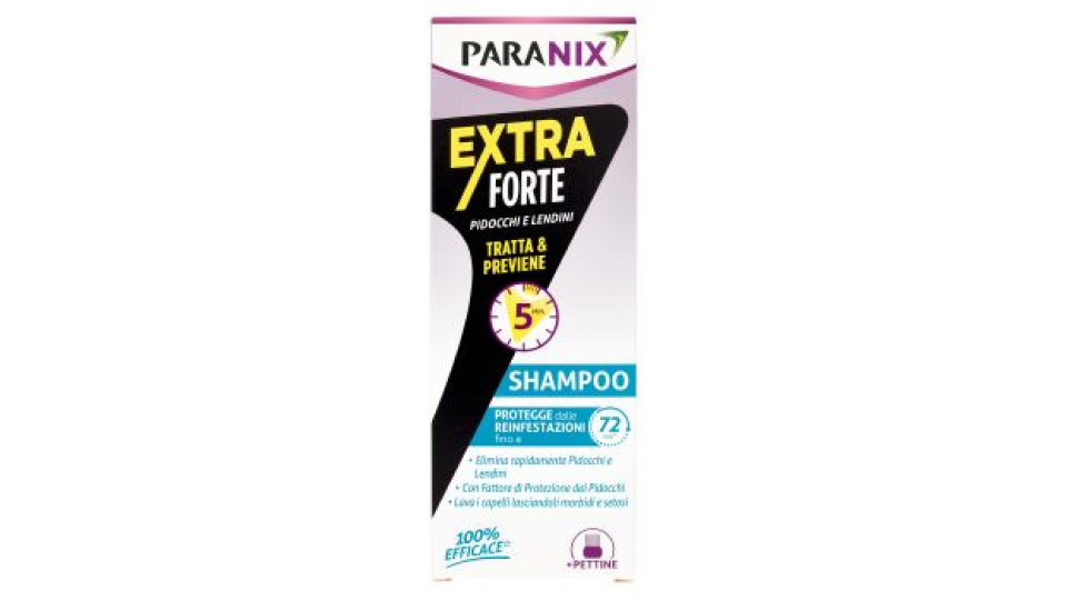 Paranix Extra Forte Pidocchi e Lendini Tratta & Previene Shampoo 200 ml