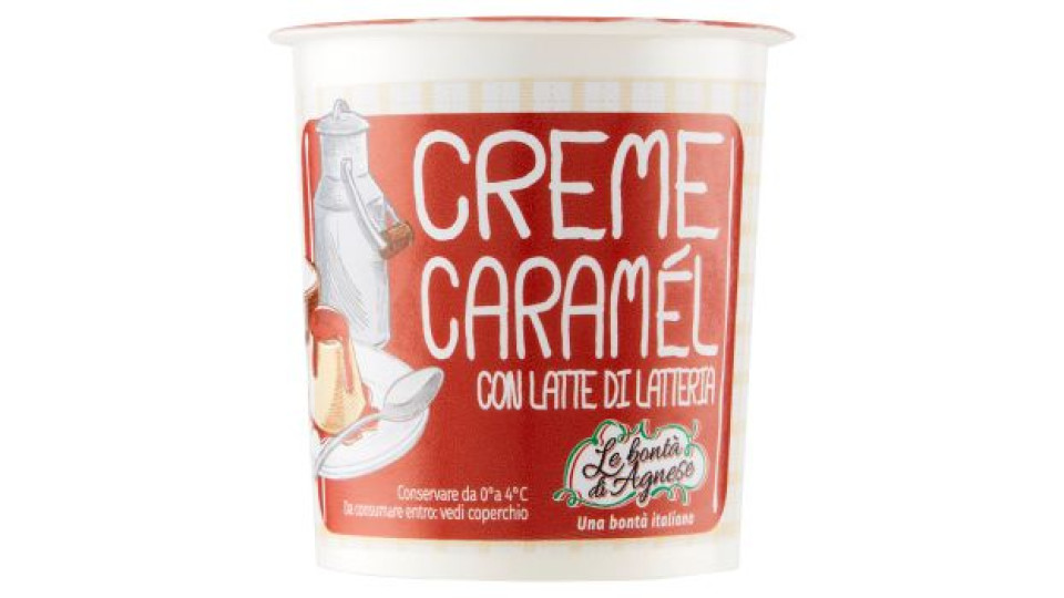 Le Bontà di Agnese Creme Caramél con Latte di Latteria 150 g