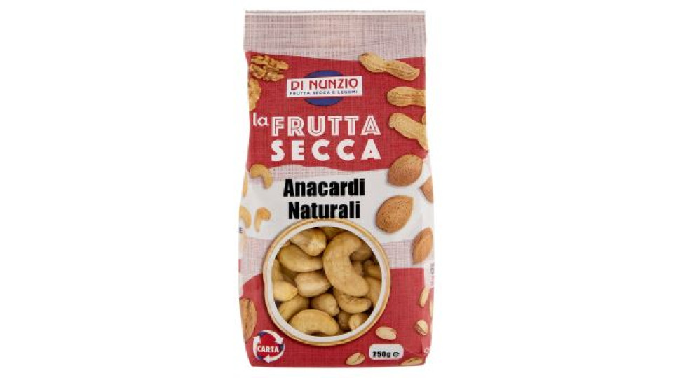 Di Nunzio la Frutta Secca Anacardi Naturale 250 g