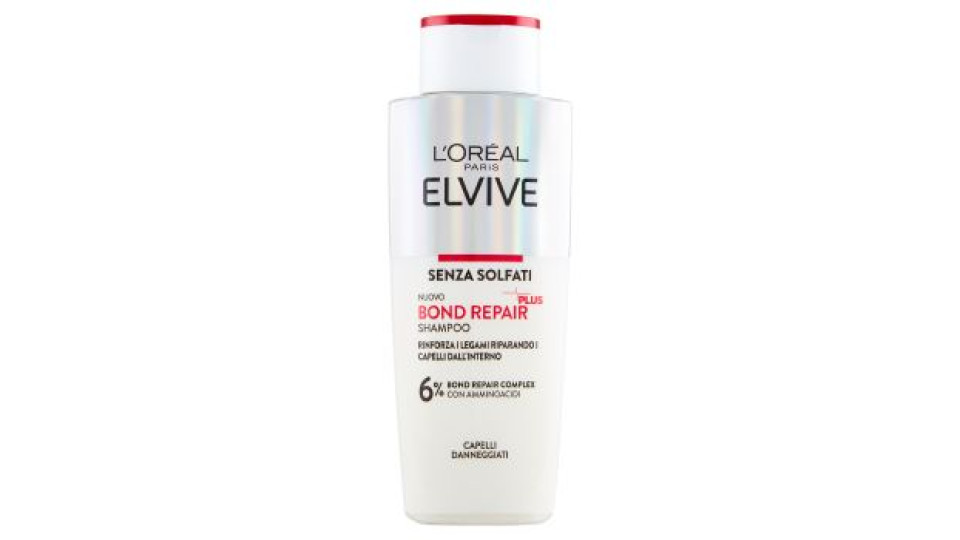 Elvive Bond Repair Plus Shampoo Senza Solfati 200 ml