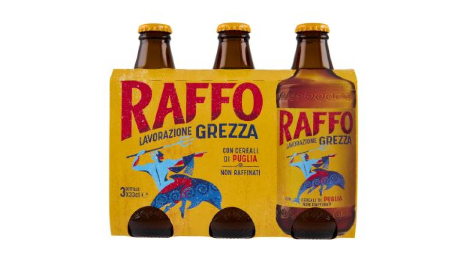 Raffo Lavorazione Grezza Birra 3 x 33 cl