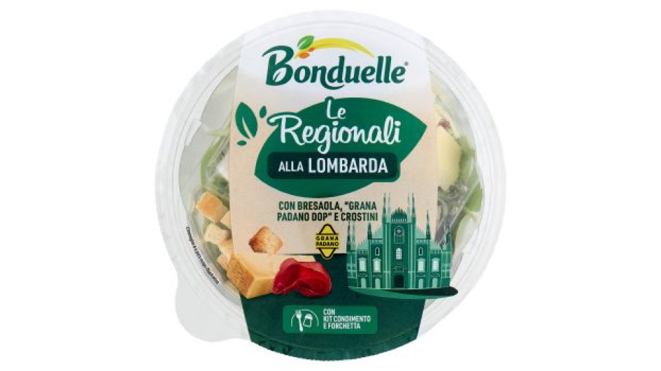 Bonduelle Le Regionali alla Lombarda con Bresaola, "Grana Padano DOP" e Crostini 130 g