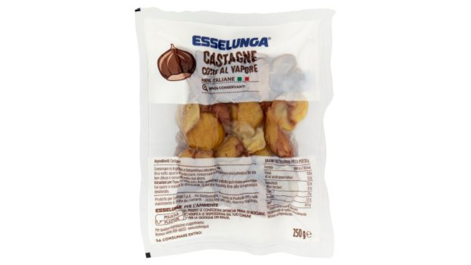 CASTAGNE COTTE A VAPORE