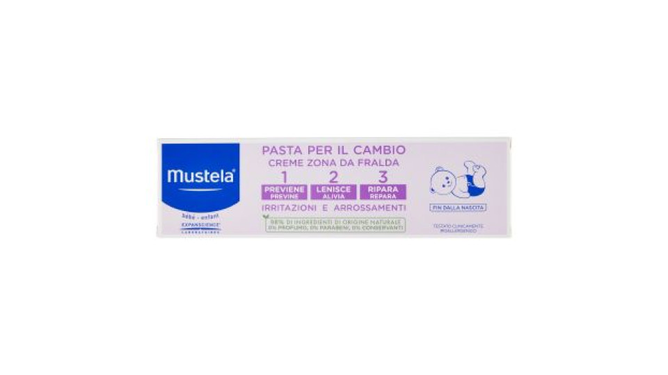 Mustela, bébé pasta per il cambio