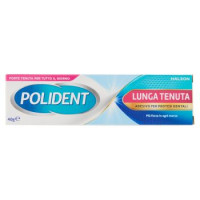 Polident lunga tenuta adesivo per protesi dentiera giornaliera ad alto comfort fino a 12 ore 40g