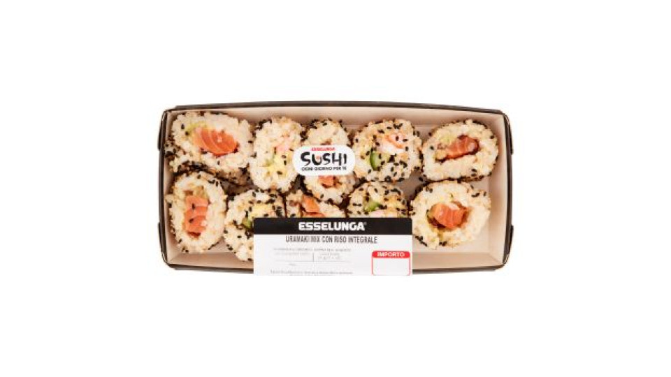Esselunga uramaki mix con riso integrale