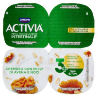 ACTIVIA Fibre Yogurt con Probiotico Bifidus, gusto Pere e Cereali, 4x125g