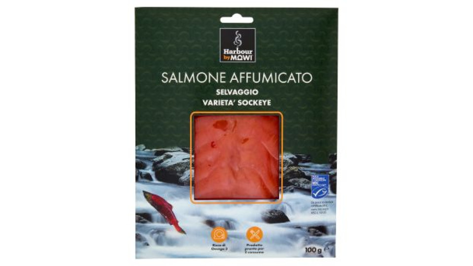 Harbour Salmon Co., salmone selvaggio affumicato varietà Sockeye