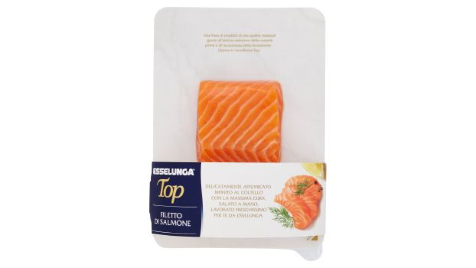 Esselunga, filetto di salmone delicatamente affumicato