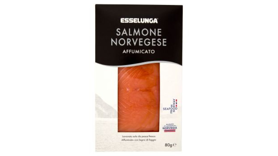 Salmone norvegese affumicato con sesamo