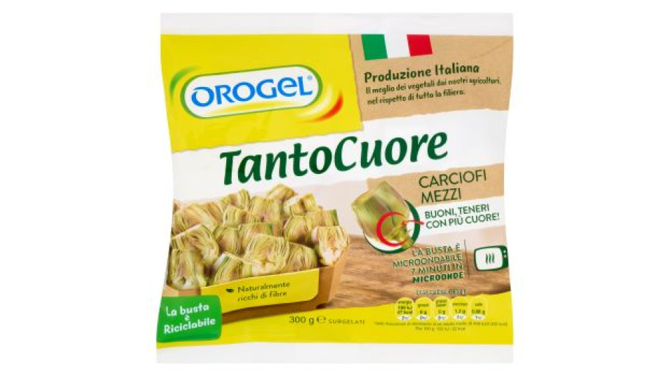 Orogel TantoCuore Carciofi Spicchi Surgelati 300 g
