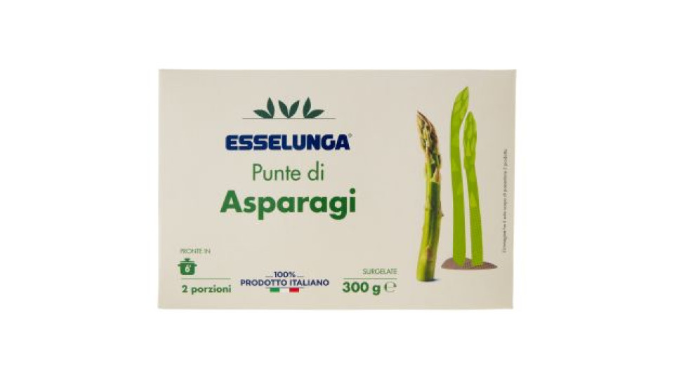 Esselunga, punte di asparagi surgelate