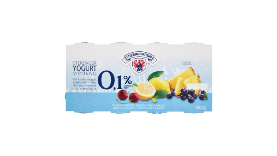 Sterzing Vipiteno Yogurt Ciliegia | Pesca | Mirtillo Nero | Frutta e Cereali