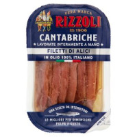 Rizzoli Filetti di Alici in Olio 100% Italiano 90 g