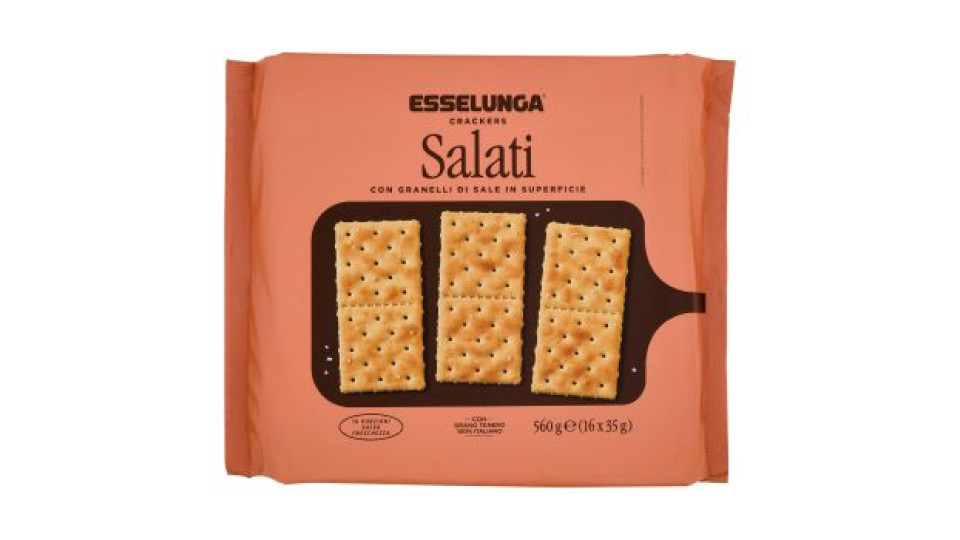 Esselunga, crackers salati in superficie