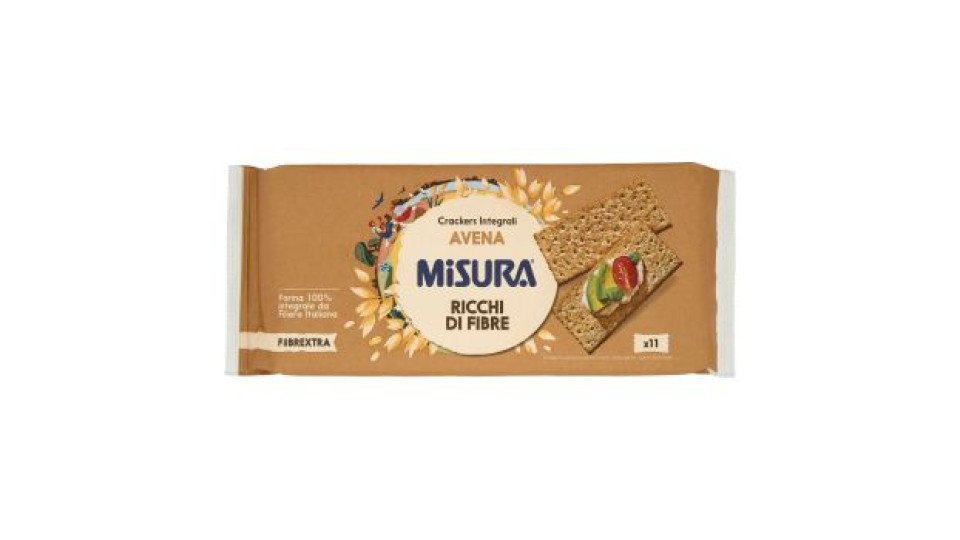 Misura - Fibrextra, Crackers Integrali
