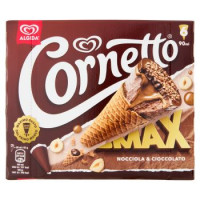 Cornetto Algida Max Nocciola & Cioccolato 6 Gelati 390 g