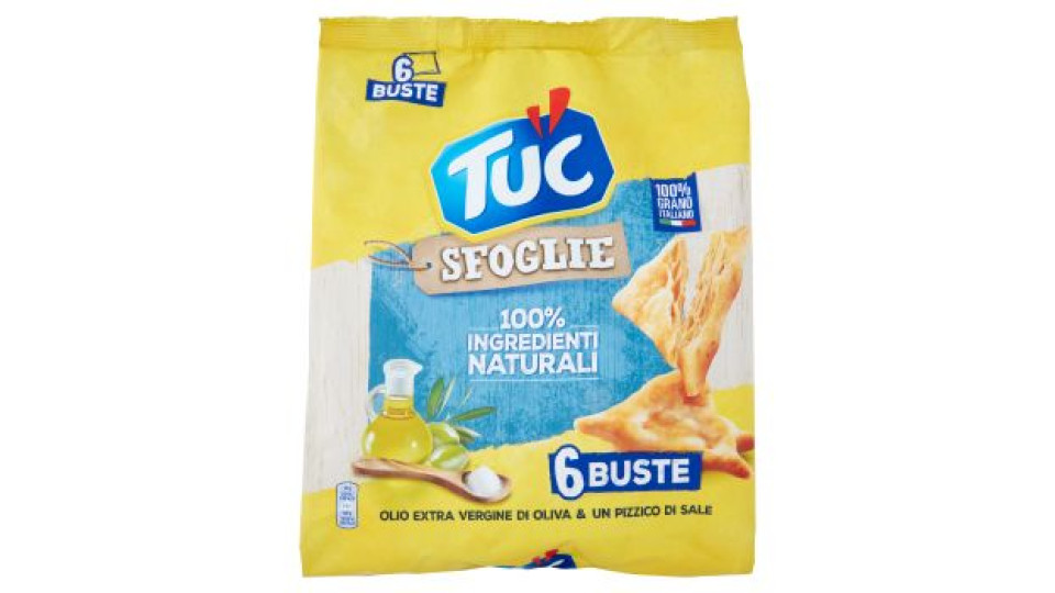 Tuc Sfoglie Olio extra vergine di oliva e un pizzico di sale