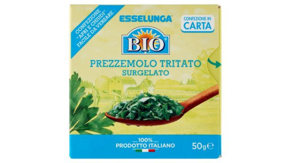 Esselunga Bio, prezzemolo tritato biologico surgelato