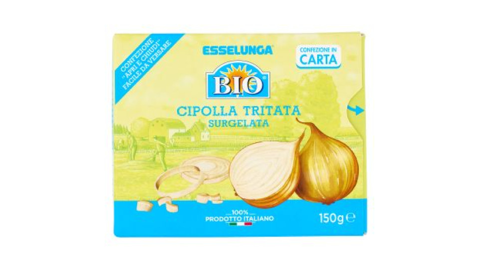 Esselunga Bio, cipolla tritata biologica surgelata
