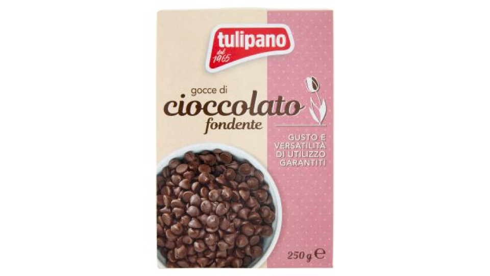 Gocce di cioccolato fondente gr 250