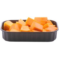 Zucca tagliata, confezionata