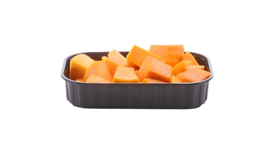 Zucca tagliata, confezionata 