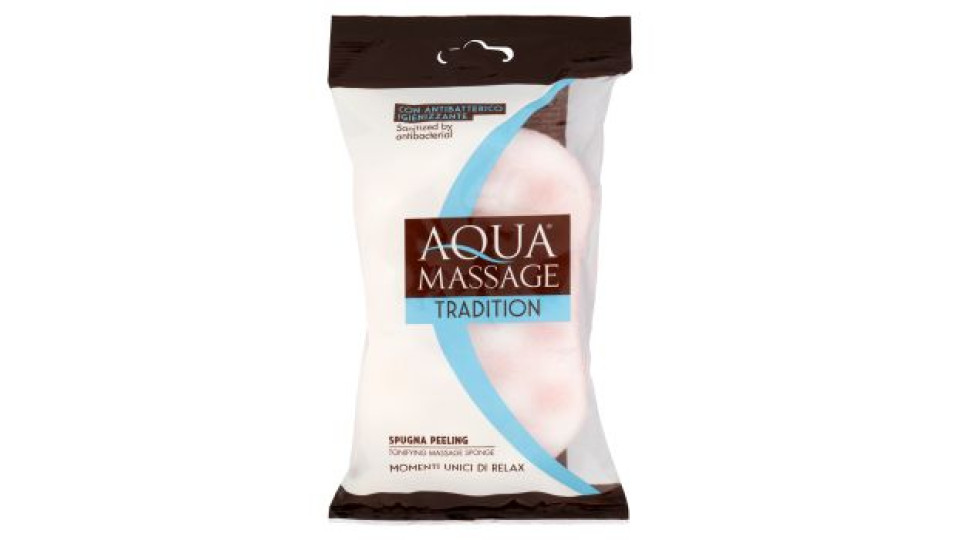 Aquamassage Tradition Spugna Soffice con Antibatterico Igienizzante
