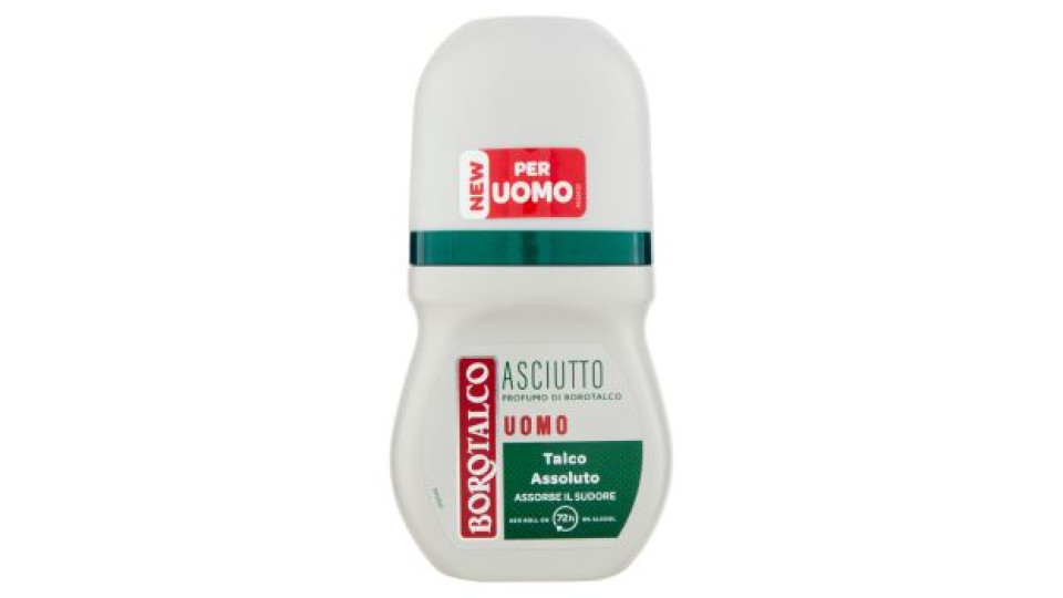 Borotalco Uomo Asciutto Profumo di Borotalco Deo Roll On 50 ml