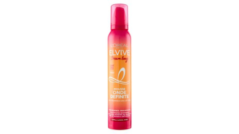 Elvive Dream long Mousse Onde Definite, per Capelli Lunghi, Mossi, 200 ml