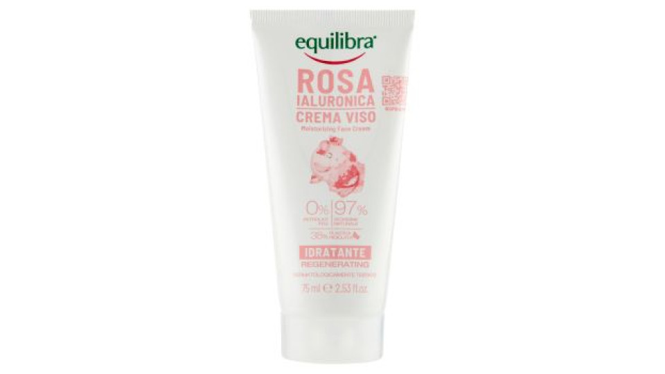 equilibra Rosa Ialuronica Maschera Viso Idratante