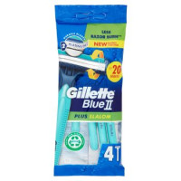 Gillette Blue II Rasoio da Uomo Usa e Getta a 2 Lame, 10 Rasoi
