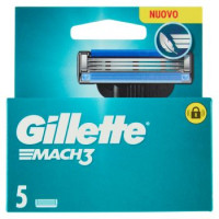 Gillette Mach3 Lamette di ricambio per Rasoio da Uomo, 7 Ricariche