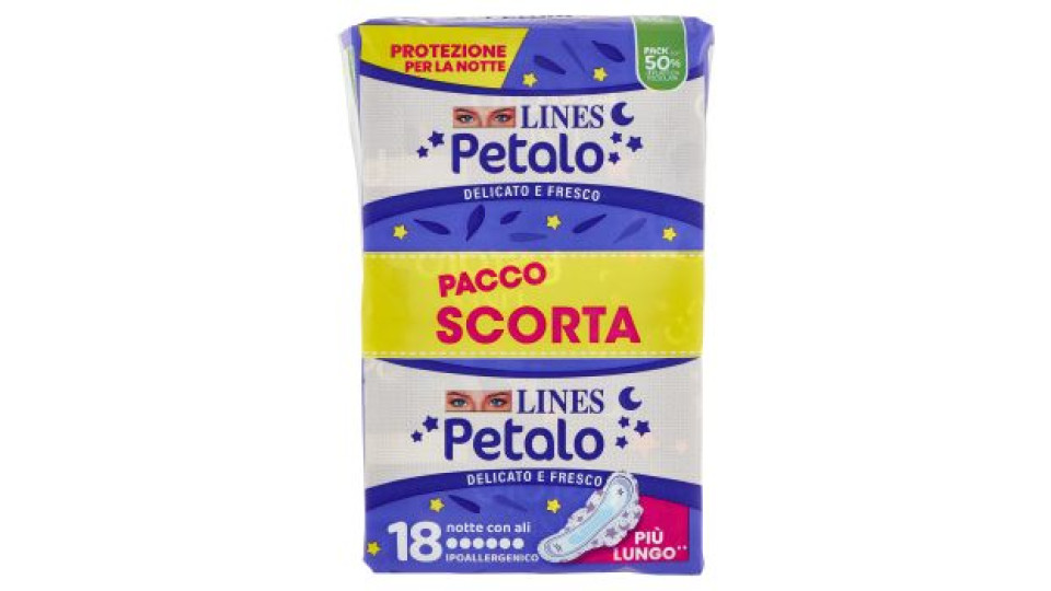Lines Petalo notte con ali 18 pz