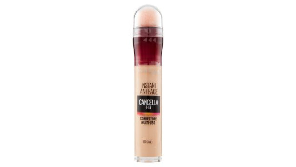 Maybelline New York Correttore Liquido Il Cancella Età, Copre Occhiaie e Piccole Rughe, 07 Sand