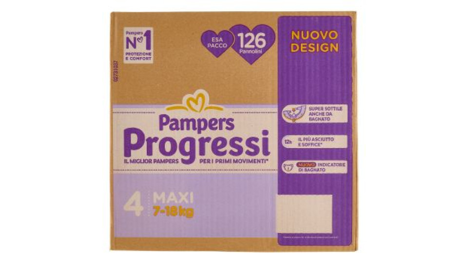 Pampers Progressi 4 Maxi 7-18kg