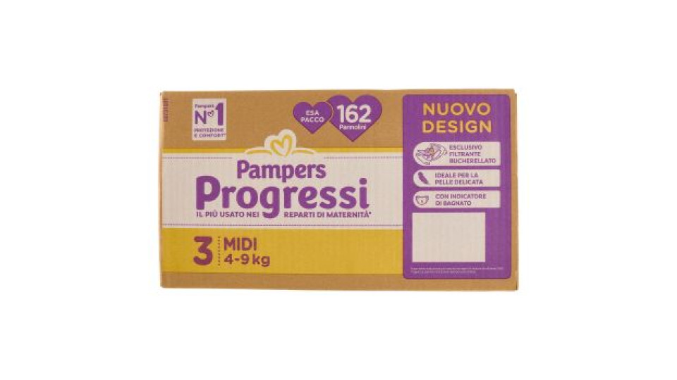 Pampers Progressi 3 midi 4-9kg