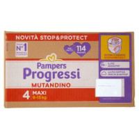 Pampers Progressi Mutandino Maxi, 76 Pannolini, Taglia 4 (8-15 Kg)