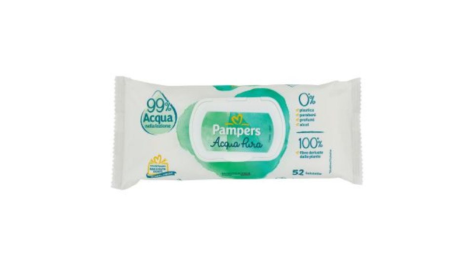 Pampers Acqua Pura Salviette 52 pz