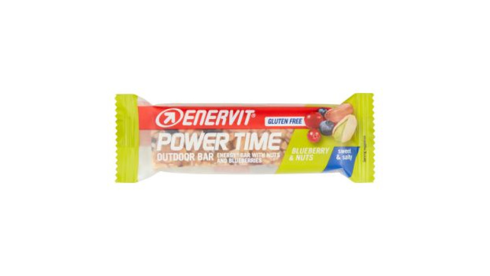 Enervit Power Time Outdoor Bar Blueberry & Nuts 30 g